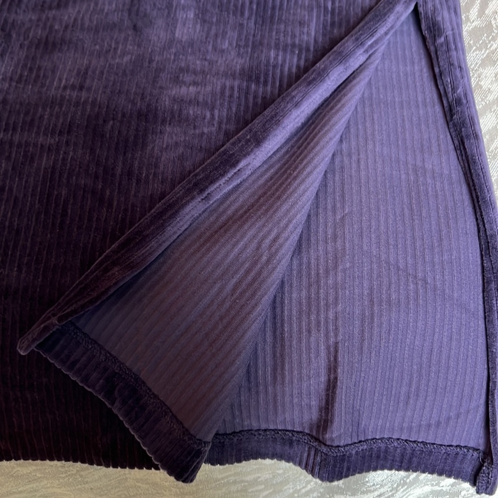 Free People Helen Rib Tube Skirt in Midnight Swim NWT - Picture 7 of 9